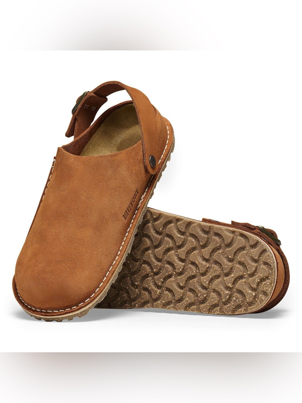 Birkenstock [41] Lutry Premium Suede Leather Sling Back Regular Fit Mink